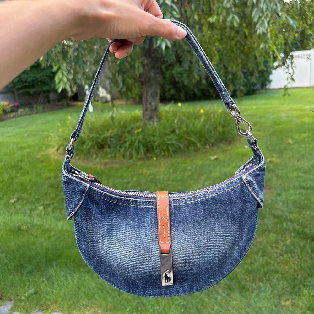 Polo Ralph Lauren ID Denim Mini Shoulder Bag